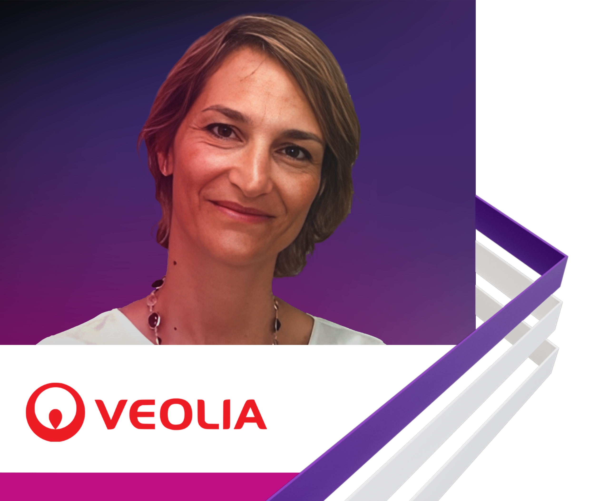 Coloured background with Veolia logo
