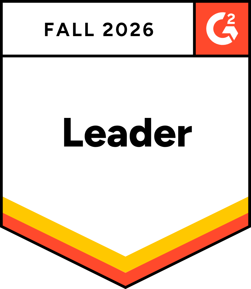 G2 badge Fall 2026 Leader