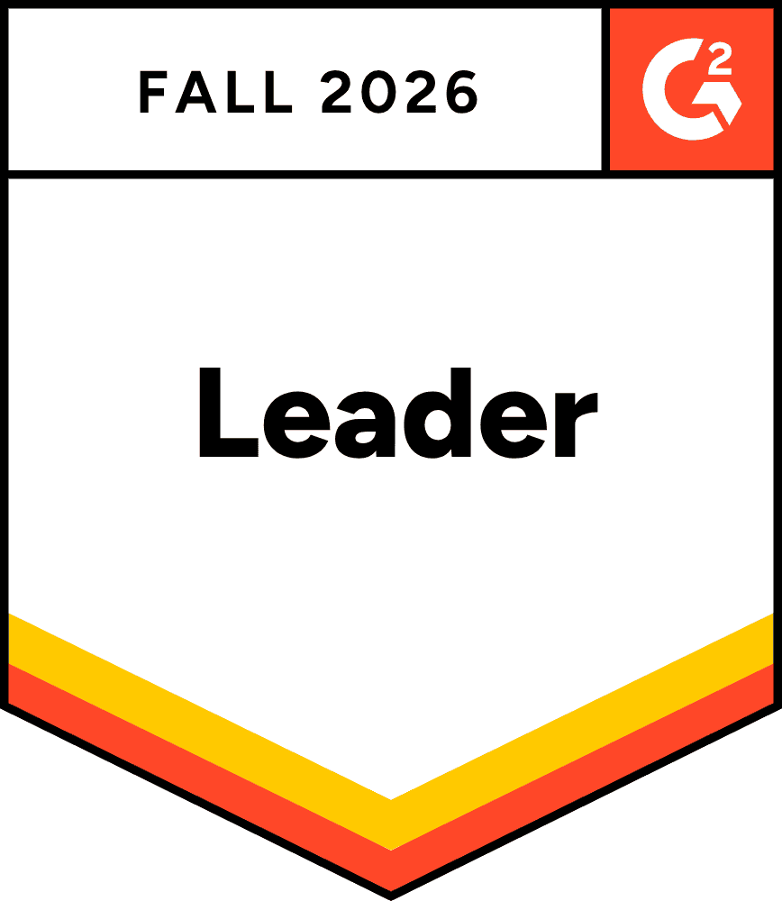 G2 badge Fall 2026 Leader